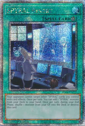 SPYRAL Resort - RA04-EN277-QCR - (V.5 - Quarter Century Secret Rare) 1st Edition