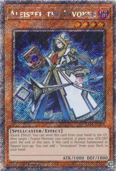 Aleister the Invoker - RA04-EN278-PSR - (V.1 - Platinum Secret Rare) 1st Edition