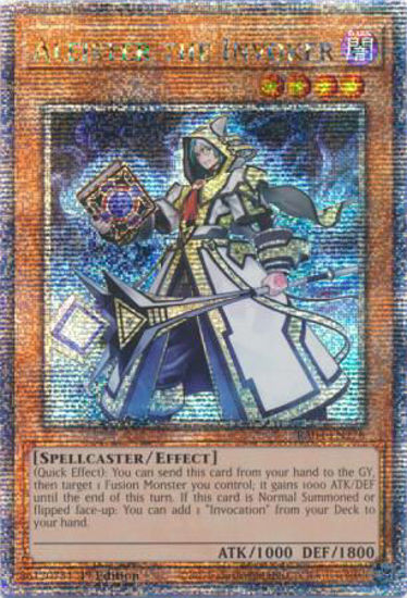 Aleister the Invoker - RA04-EN278-QCR - (V.1 - Quarter Century Secret Rare) 1st Edition