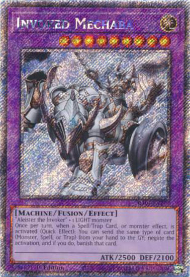 Invoked Mechaba - RA04-EN279-PSR - (V.4 - Platinum Secret Rare) 1st Edition
