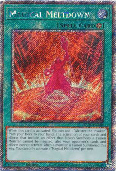 Magical Meltdown - RA04-EN280-PSR - (V.4 - Platinum Secret Rare) 1st Edition