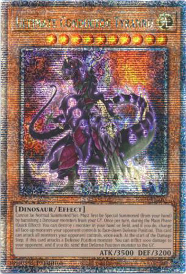 Ultimate Conductor Tyranno - RA04-EN287-QCR - (V.5 - Quarter Century Secret Rare) 1st Edition