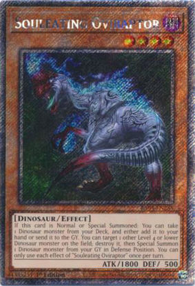 Souleating Oviraptor - RA04-EN288-PSR - (V.4 - Platinum Secret Rare) 1st Edition