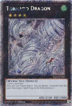 Tornado Dragon - RA04-EN289-PSR - (V.4 - Platinum Secret Rare) 1st Edition