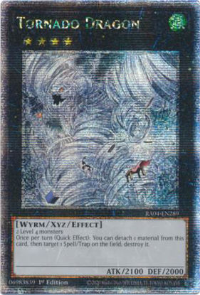 Tornado Dragon - RA04-EN289-QCR - (V.5 - Quarter Century Secret Rare) 1st Edition