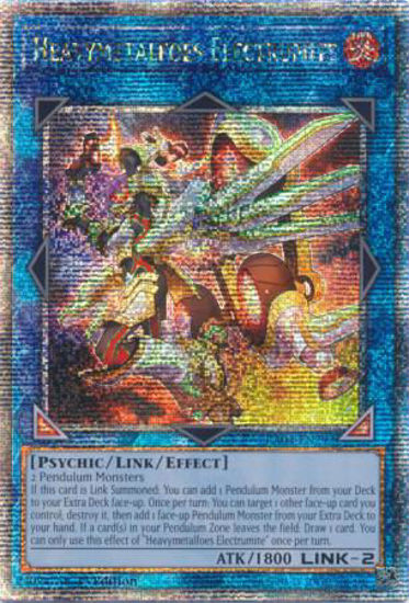 Heavymetalfoes Electrumite - RA04-EN292-QCR - (V.5 - Quarter Century Secret Rare) 1st Edition