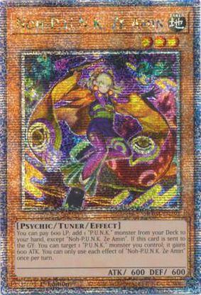 Noh-P.U.N.K. Ze Amin - RA04-EN293-QCR - (V.5 - Quarter Century Secret Rare) 1st Edition