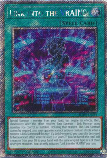 Link into the VRAINS! - RA04-EN294-PSR - (V.4 - Platinum Secret Rare) 1st Edition