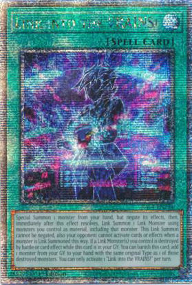 Link into the VRAINS! - RA04-EN294-QCR - (V.5 - Quarter Century Secret Rare) 1st Edition