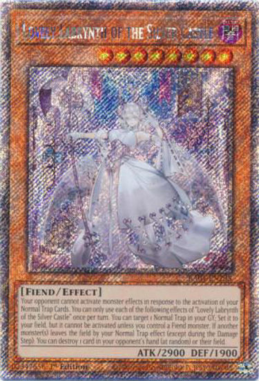 Lovely Labrynth of the Silver Castle - RA04-EN295-PSR - (V.4 - Platinum Secret Rare) 1st Edition