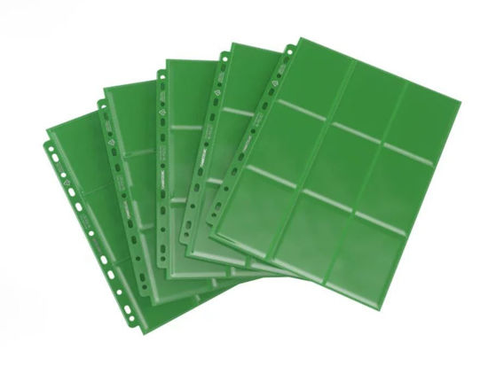 Gamegenic - Sideloading 18-Pocket Page DISPLAY Green