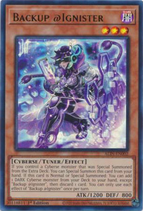 Backup @Ignister - ALIN-EN002 - Ultra Rare 1st Edition