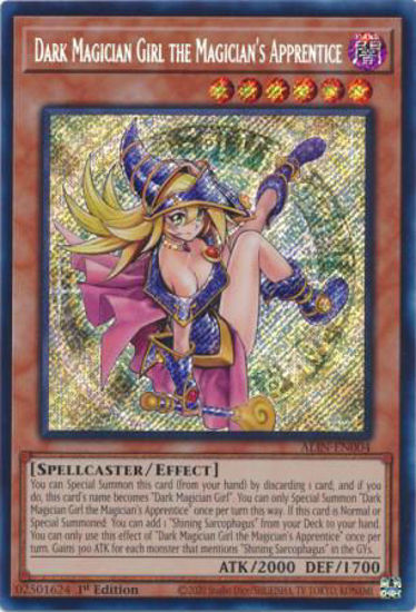 Dark Magician Girl the Magician's Apprentice - ALIN-EN004 - Secret Rare 1st Edition