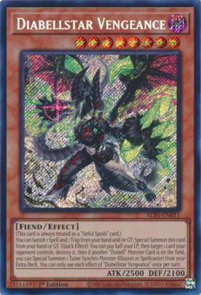 Diabellstar Vengeance - ALIN-EN011 - Secret Rare 1st Edition