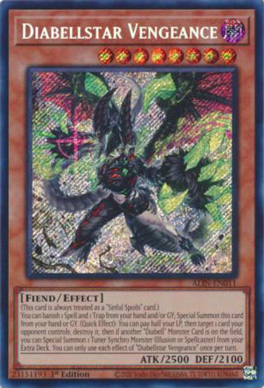 Diabellstar Vengeance - ALIN-EN011 - Secret Rare 1st Edition