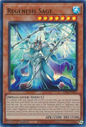 Regenesis Sage - ALIN-EN014 - Ultra Rare 1st Edition