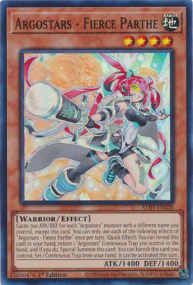 Argostars - Fierce Parthe - ALIN-EN020 - Super Rare 1st Edition