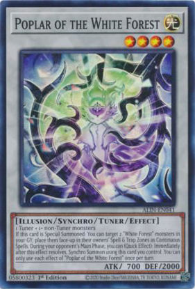 Poplar of the White Forest - ALIN-EN041 - Super Rare 1st Edition