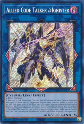Allied Code Talker @Ignister - ALIN-EN051 - Secret Rare 1st Edition
