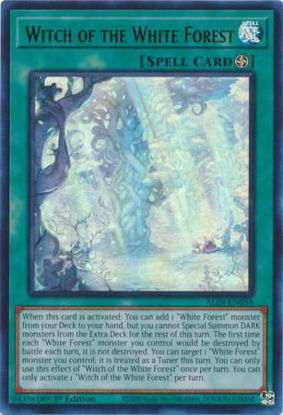 Witch of the White Forest - ALIN-EN058 - Ultra Rare 1st Edition