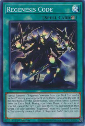 Regenesis Code - ALIN-EN060 - Super Rare 1st Edition