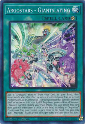 Argostars - Giantslaying - ALIN-EN062 - Super Rare 1st Edition