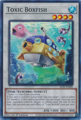 Toxic Boxfish - ALIN-EN085 - Super Rare 1st Edition