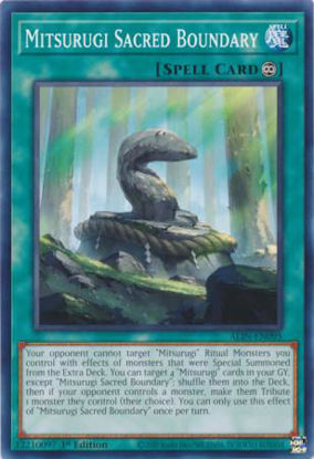 Mitsurugi Sacred Boundary - ALIN-EN095 - Common 1st Edition