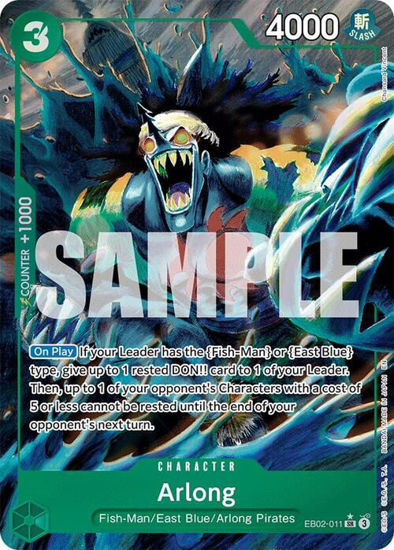Arlong (Alternate Art) - EB02-011a - Alternate Art