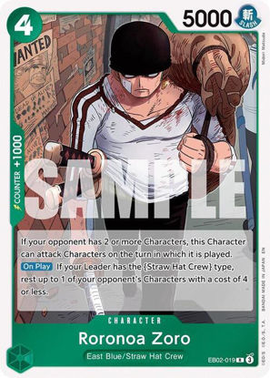 Roronoa Zoro - EB02-019 - Rare