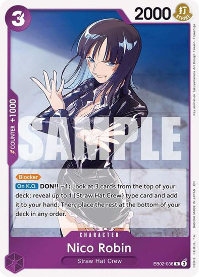 Nico Robin - EB02-036 - Rare