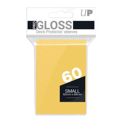 Ultra Pro Deck Protectors - Small Size (60) - Gloss Yellow
