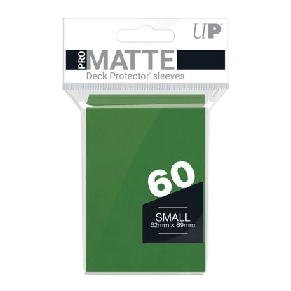 Ultra Pro Deck Protectors - Small Size (60) - Matte Green