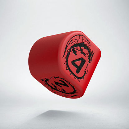 Q-Workshop - D4 Dragons Modern: Red & Black