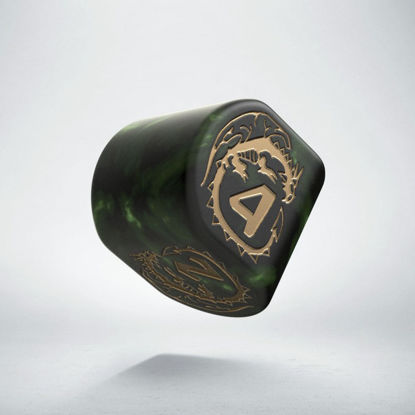 Q-Workshop - D4 Dragons Modern: Bottle-green & Gold