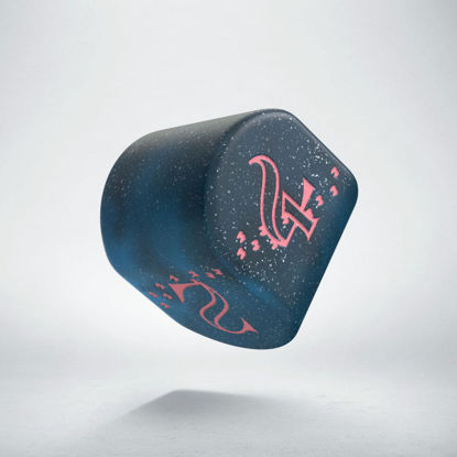 Q-Workshop - D4 Sparkling Llama Modern (Glittering dark blue & pink)