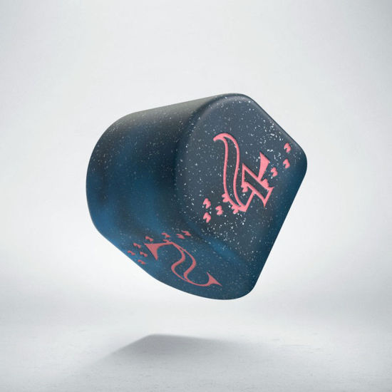 Q-Workshop - D4 Sparkling Llama Modern (Glittering dark blue & pink)