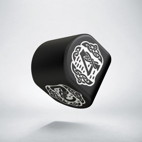 Q-Workshop - D4 Celtic 3D Revised Modern Black & White