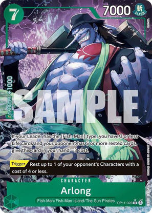 Arlong (Alternate Art) - OP11-023a - Alternate Art