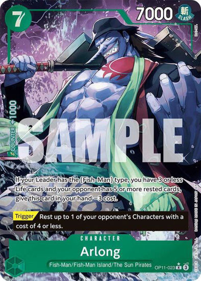 Arlong (Alternate Art) - OP11-023a - Alternate Art