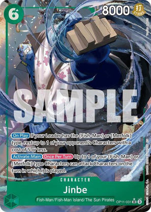 Jinbe (Alternate Art) - OP11-031a - Alternate Art