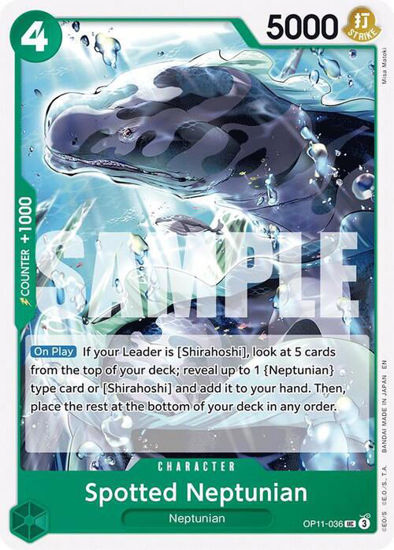 Spotted Neptunian - OP11-036 - Uncommon
