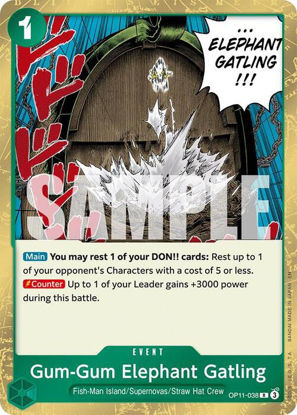 Gum-Gum Elephant Gatling - OP11-038 - Rare