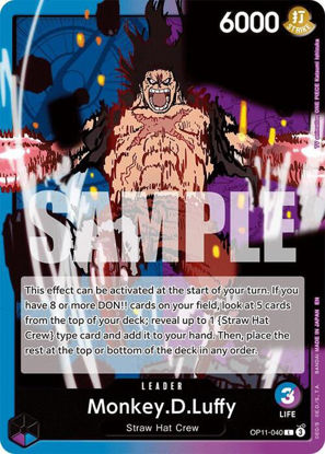 Monkey.D.Luffy - OP11-040 - Leader