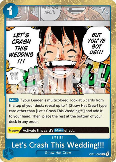 Let's Crash This Wedding!!! - OP11-060 - Rare