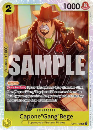Capone"Gang"Bege - OP11-101 - Super Rare