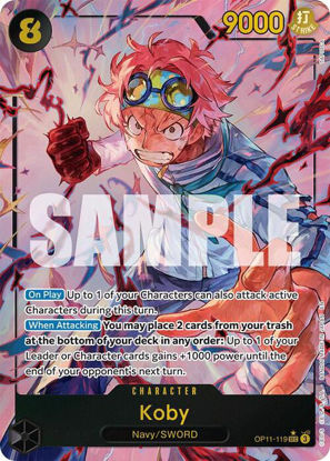 Koby (Alternate Art) - OP11-119a - Alternate Art