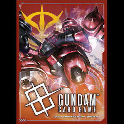 Official Card Sleeve TCG+ Store Edition Gundam Vol.1 - Char's Zaku II/Zeon - (70 sleeves)