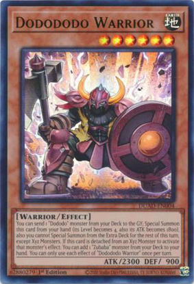 Dodododo Warrior - DUAD-EN004 - Ultra Rare 1st Edition