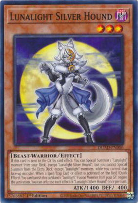 Lunalight Silver Hound - DUAD-EN006 - Common 1st Edition
